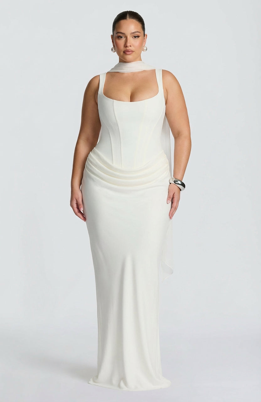 Square Neck Maxi Dress