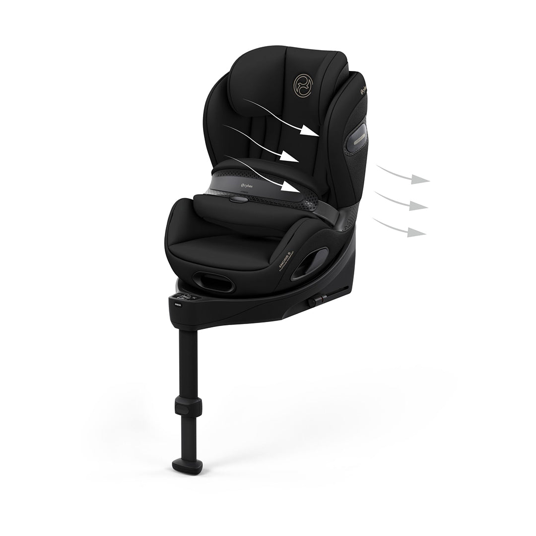 CYBEX Anoris S Comfort Car Seat with Airbag - Sepia Black
