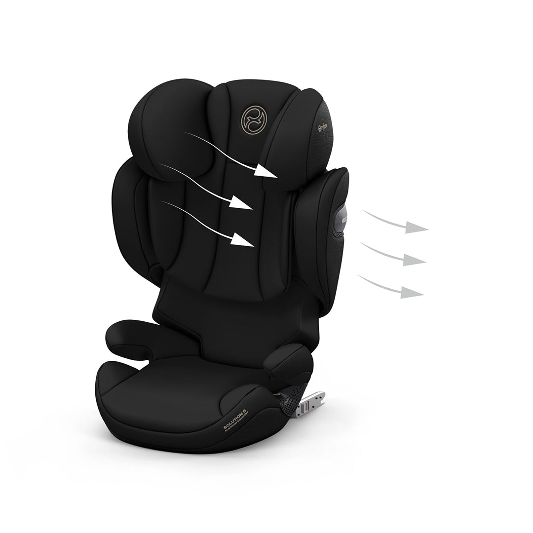 CYBEX Solution S Comfort Car Seat - Sepia Black