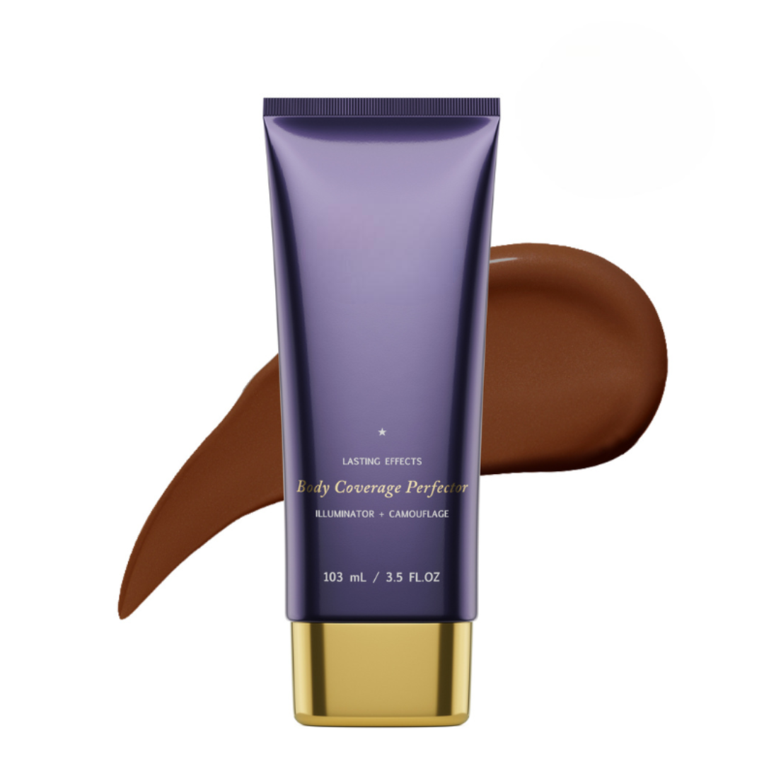 Body Coverage Perfector & Buffer Brush Set for Skin Tone & Scars