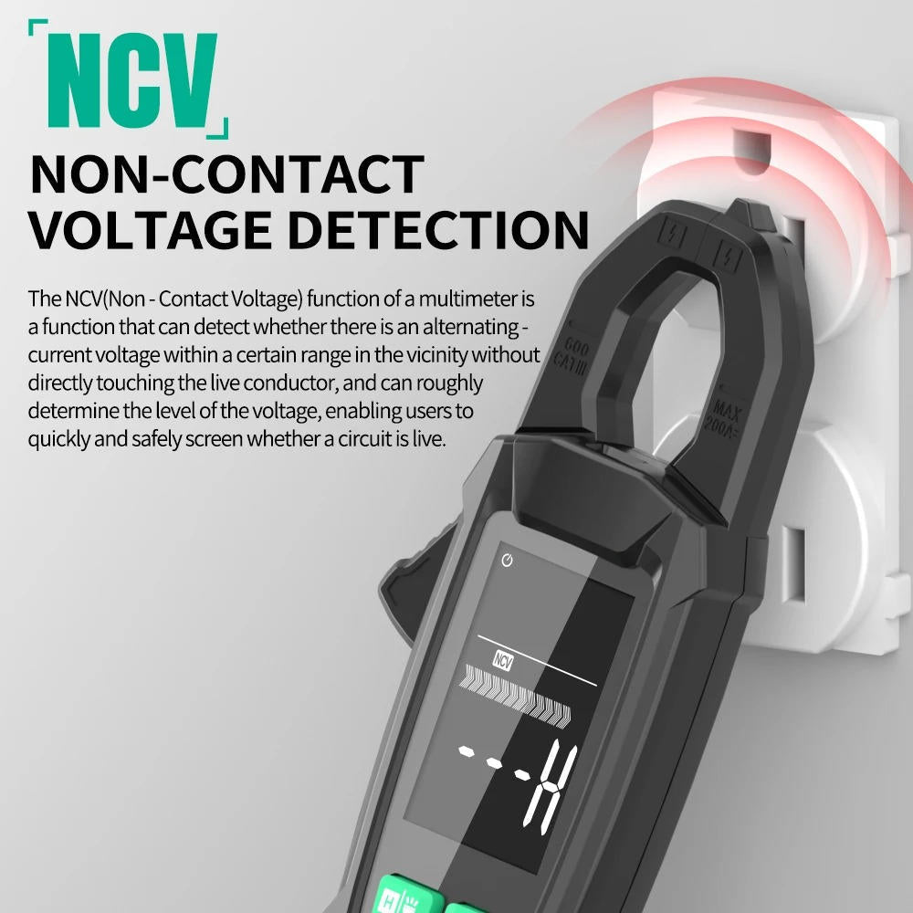 AC DC Clamp Electric Meter
