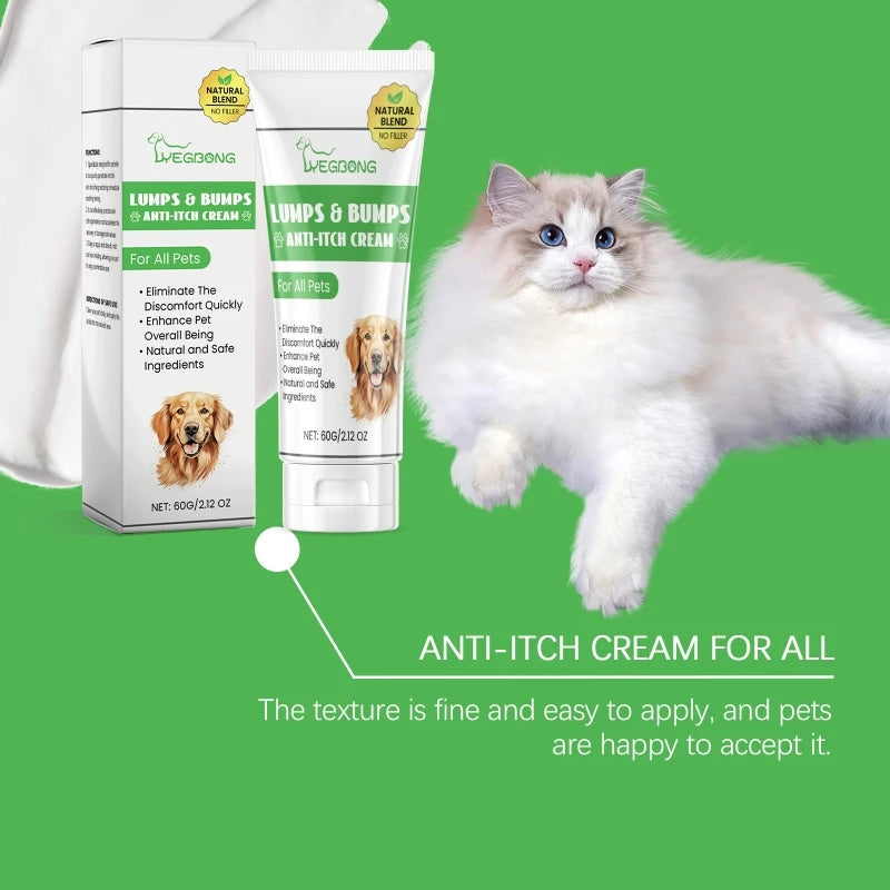 60g Anti Itch Cream for Dogs and Cats