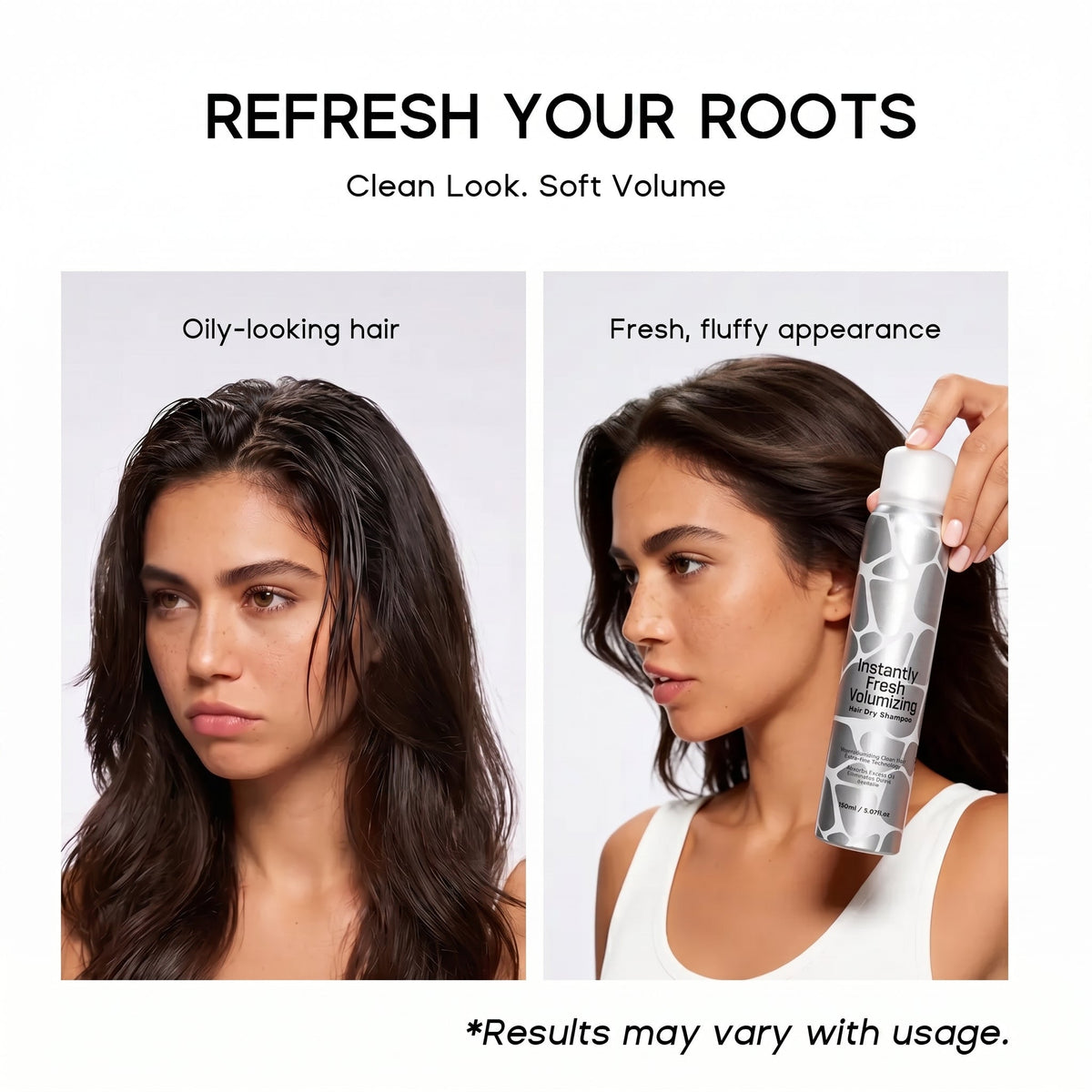 Instant Fresh Volumizing Dry Shampoo for Oily Hair