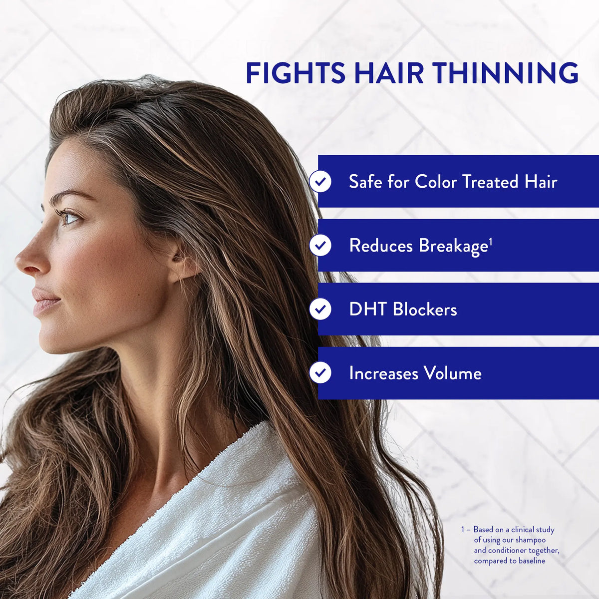 Anti-Thinning Shampoo & Conditioner Set with Biotin