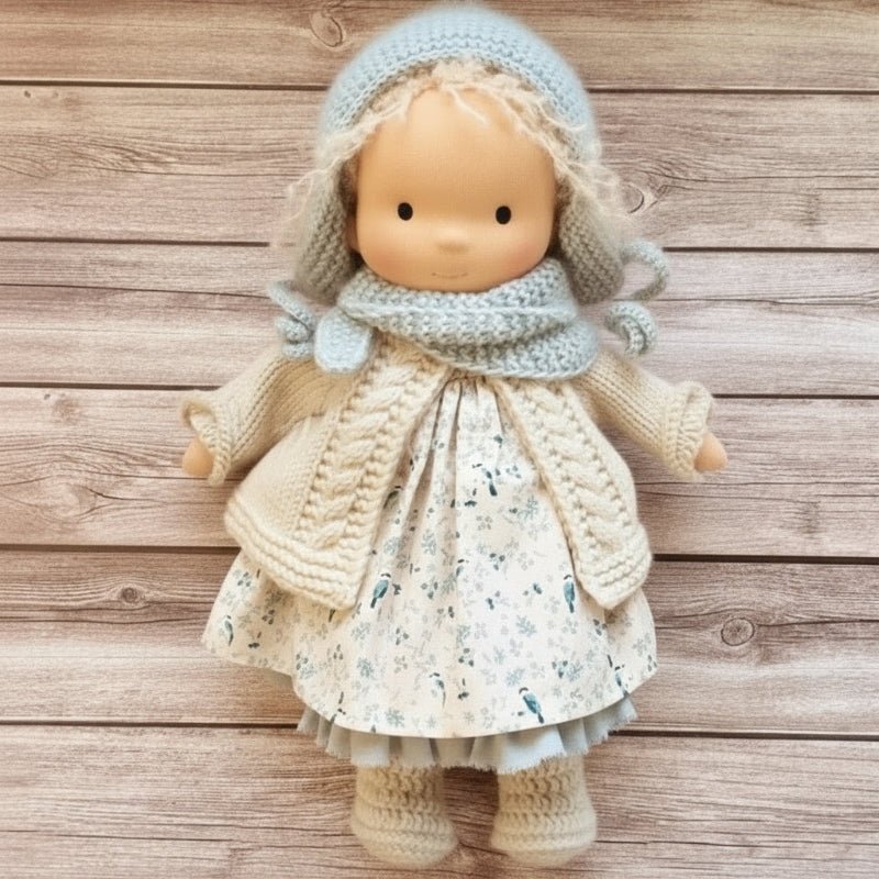 ELORA – Handmade Waldorf Doll Made of Cotton