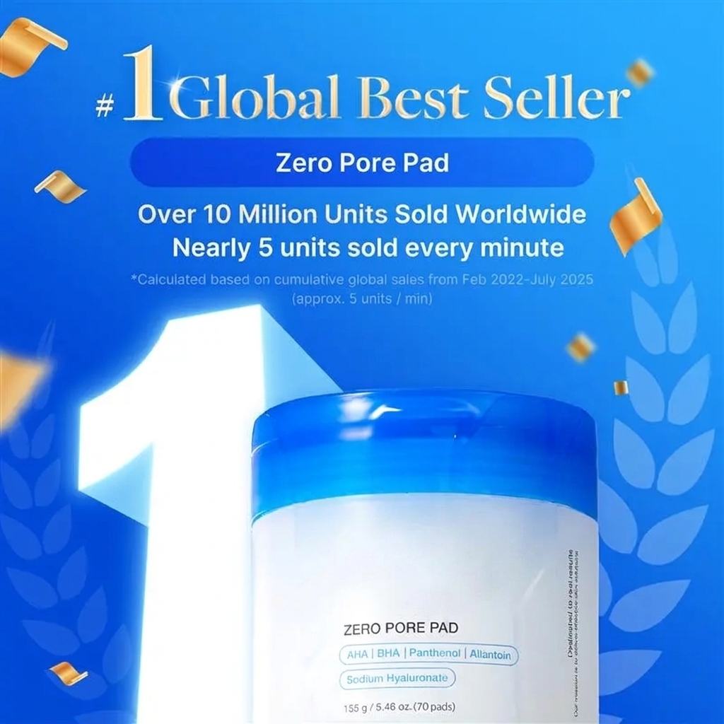 Zero Pore Pads (AHA + BHA) with Salicylic Acid for Pores & Texture