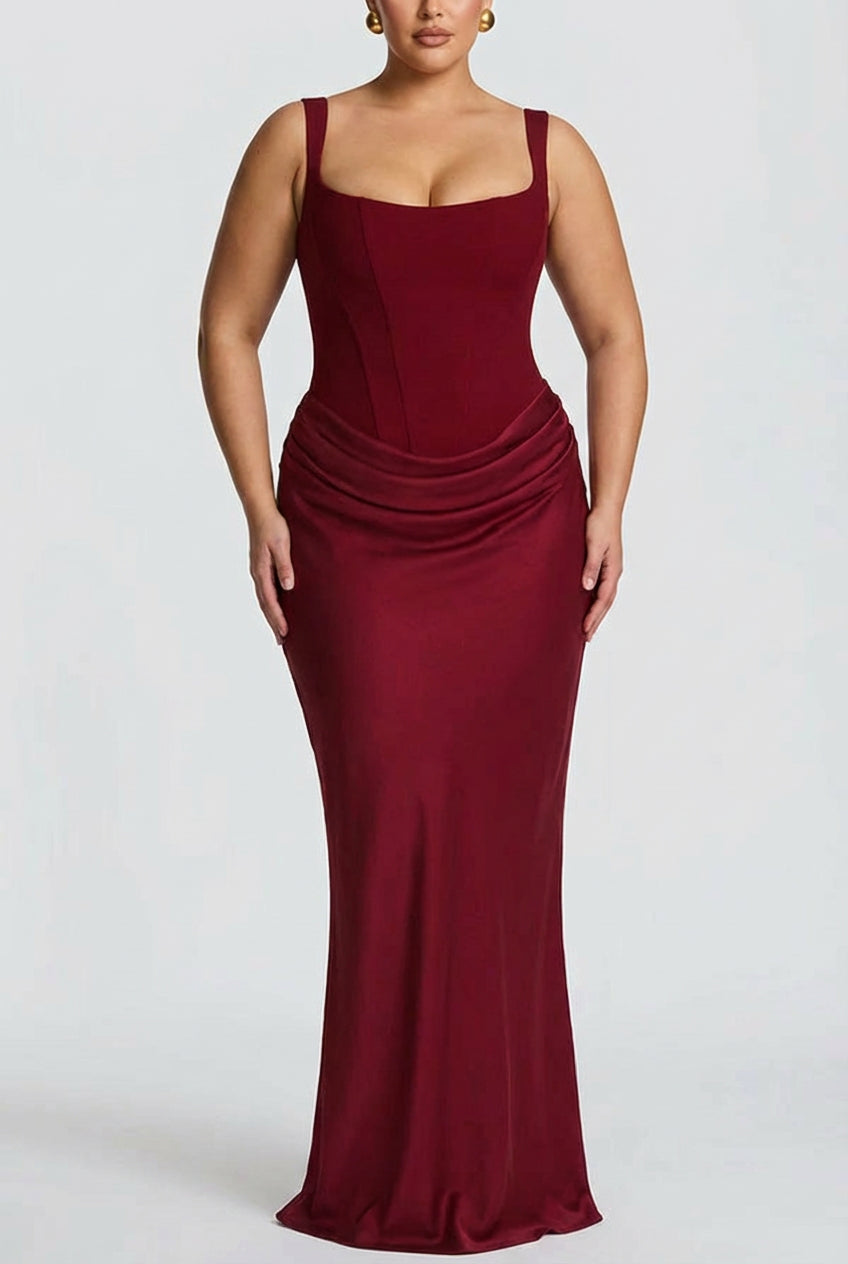 Square Neck Maxi Dress
