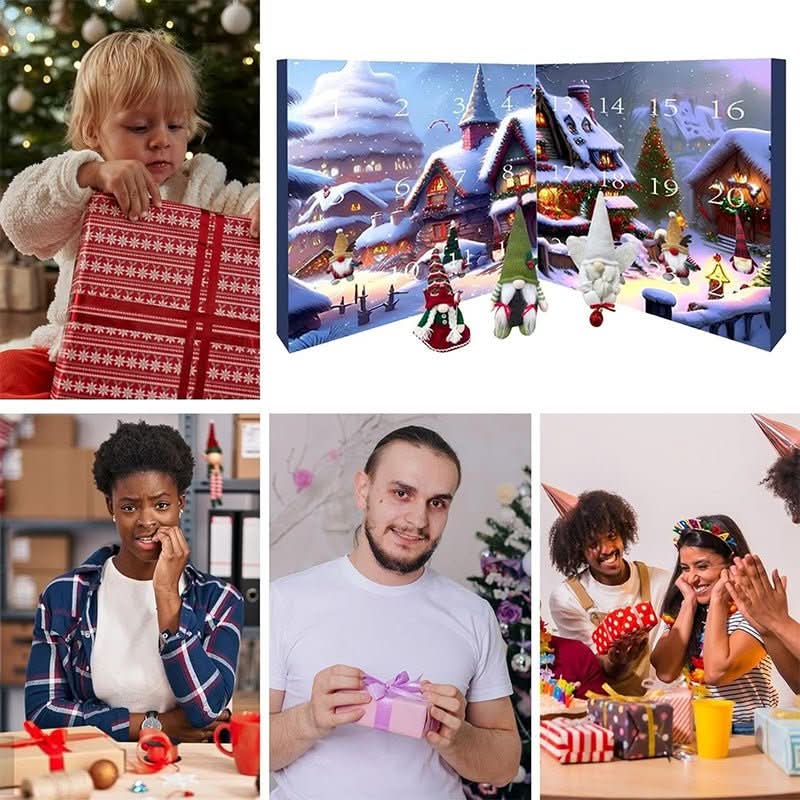 GNOMEDAYS 2025 – Handmade Plush Gnome Advent Calendar for a Magical Christmas Countdown