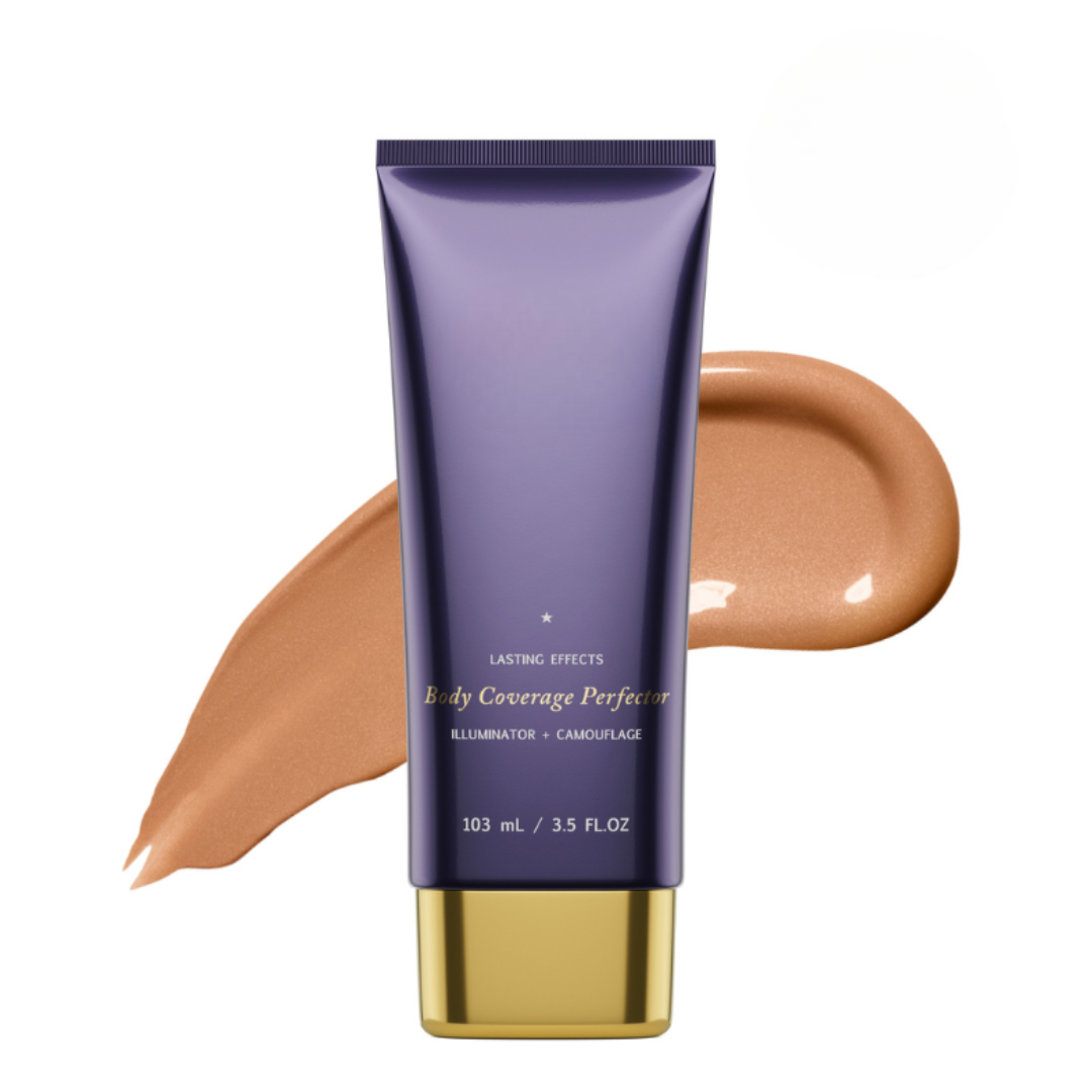 Body Coverage Perfector & Buffer Brush Set for Skin Tone & Scars