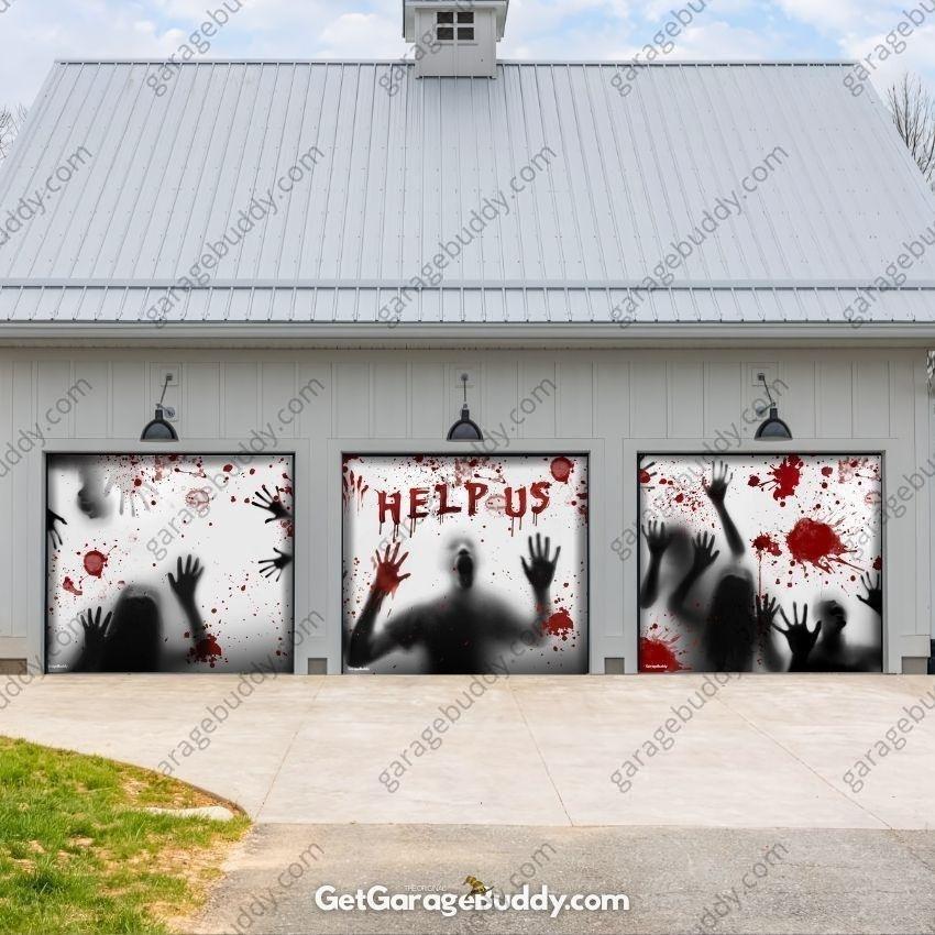Halloween Garage Door Covers
