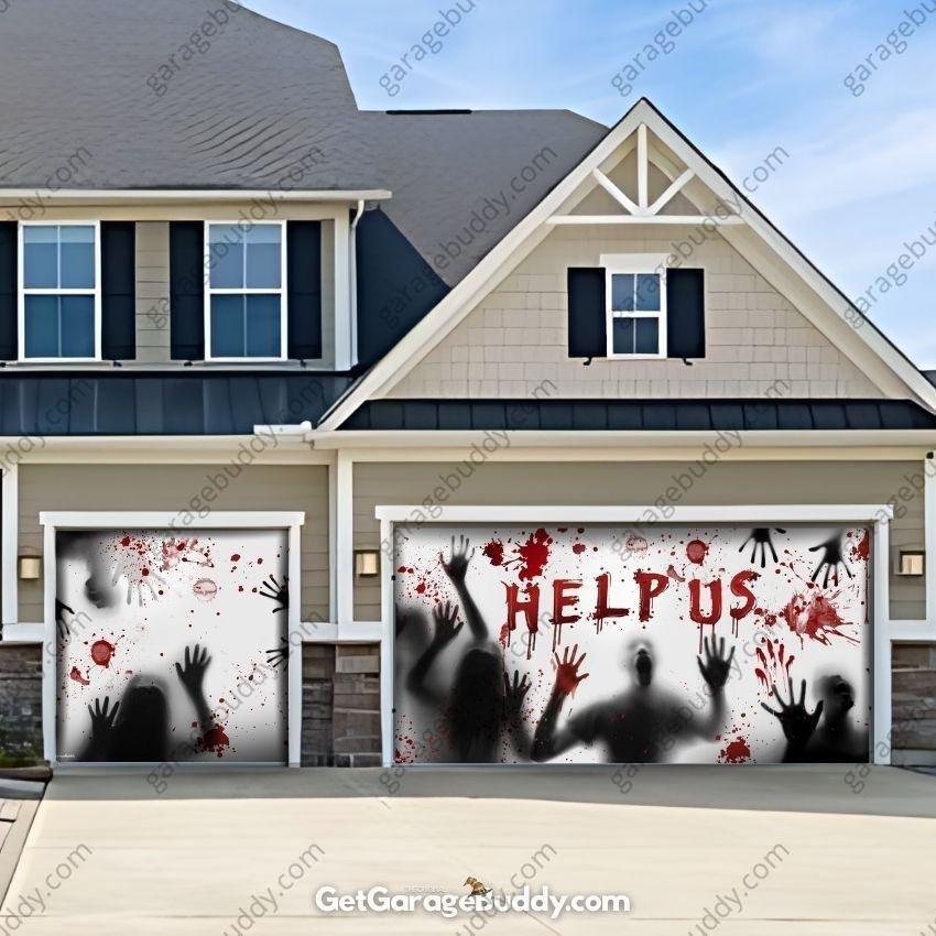 Halloween Garage Door Covers
