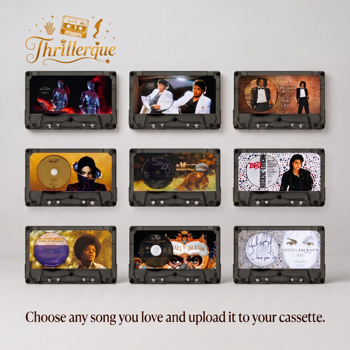 Thriller Retro Cassette NFC Fridge Magnet