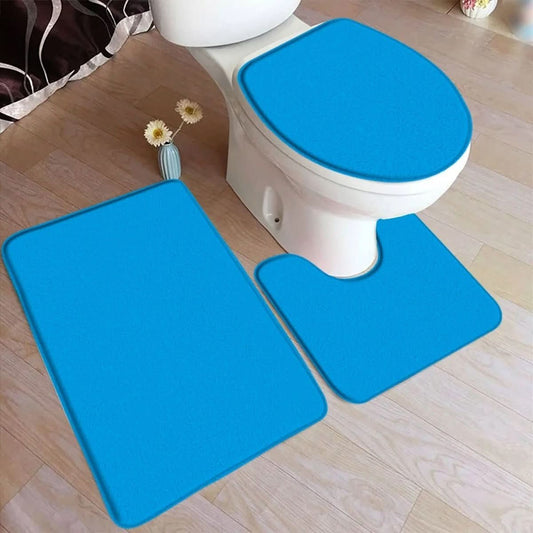 HydraMat – 3-Piece Non-Slip Bathroom Mat Set for Comfort & Safety