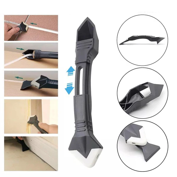 3-in-1 Caulk Remover - The #1 silicone caulking tool