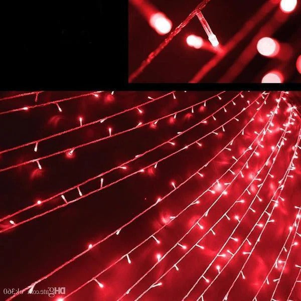 17-Meter String of 100 Led Solar-Powered Fairy Lights