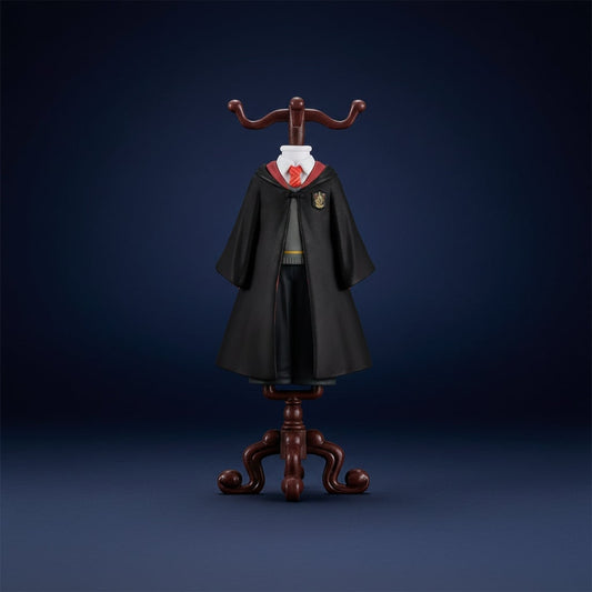 Kids' Halloween Wizard Collectible Figurine with School Uniform Robe and Display Stand