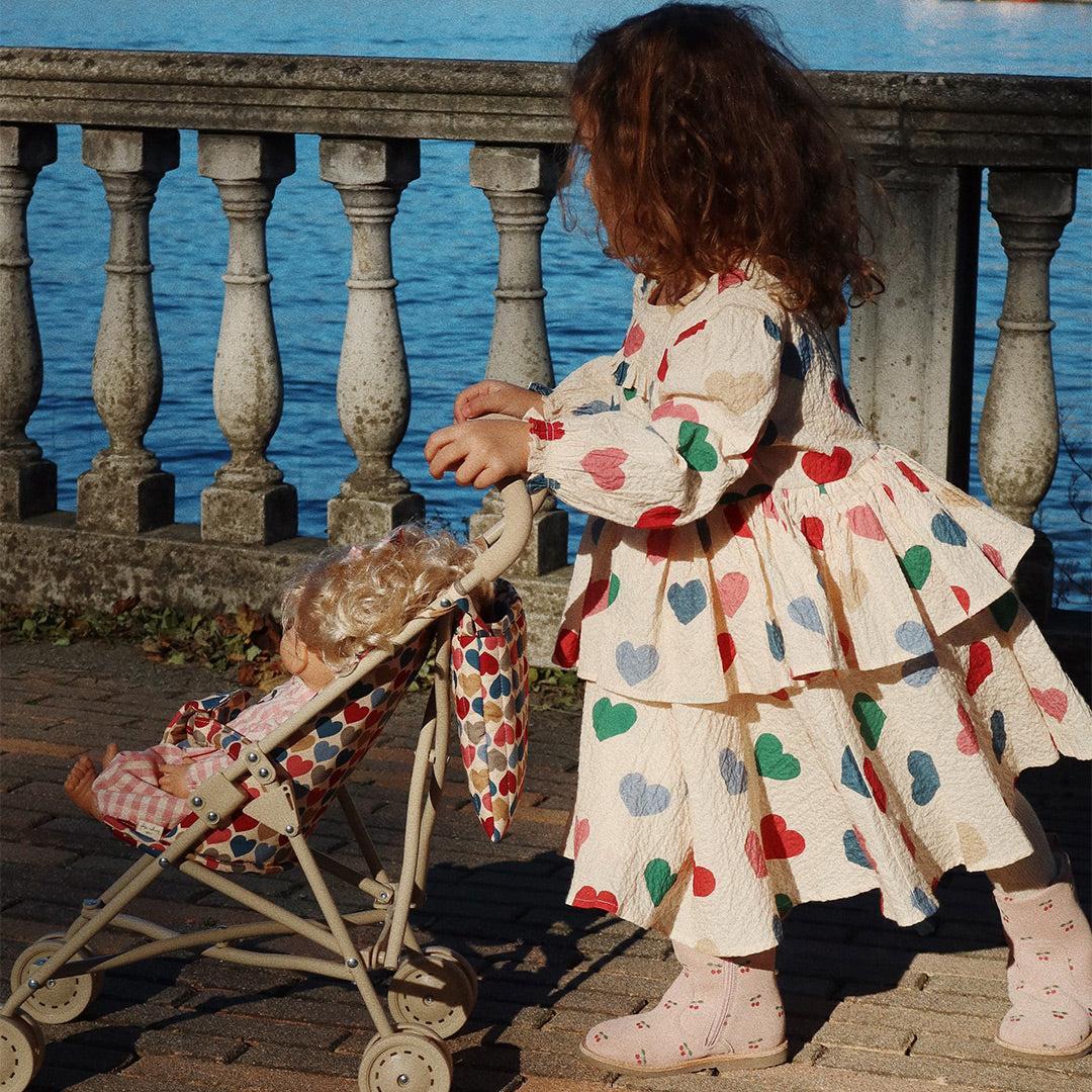 Konges Slojd Doll Stroller - Coeur Bisous