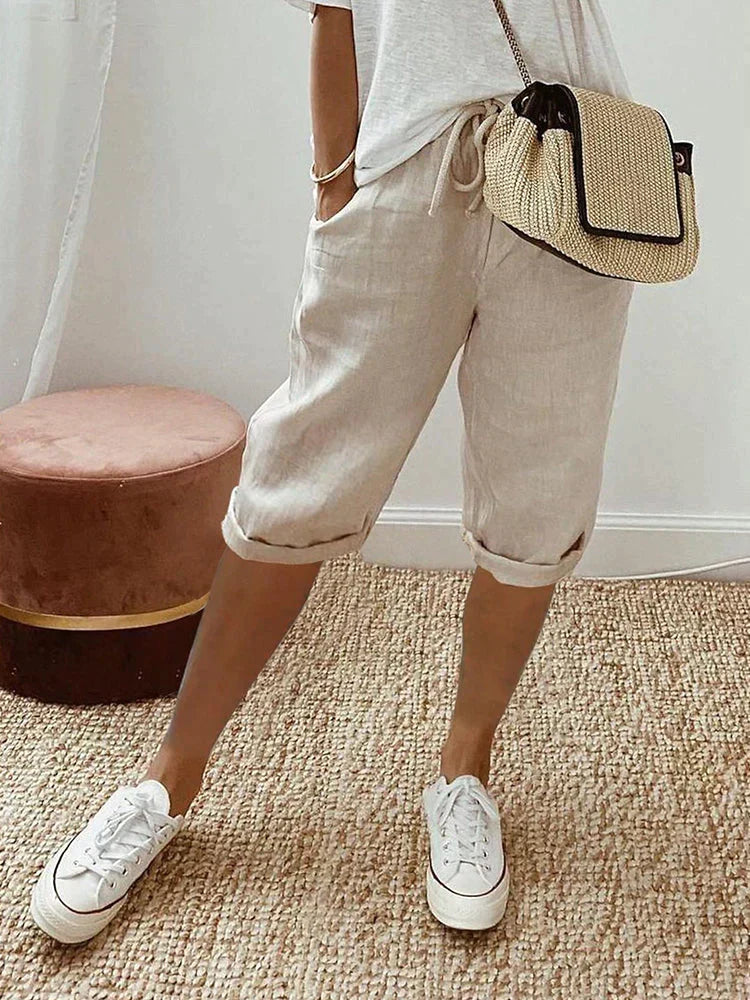 Breathable Linen Shorts