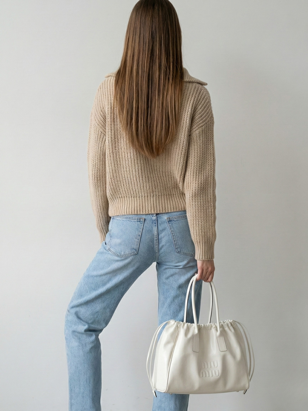 White large tote bag for work | PARMA
