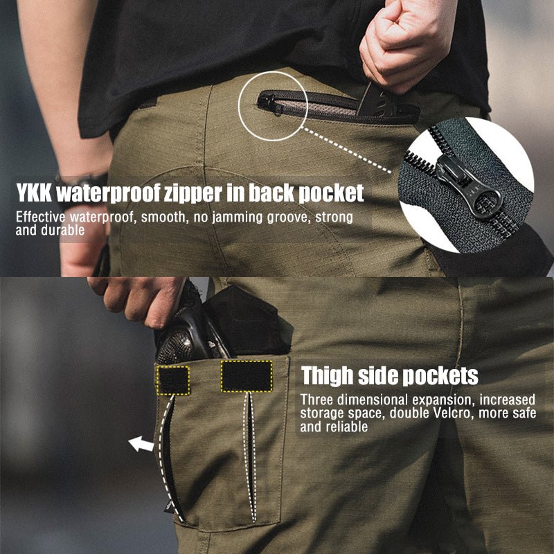 Men's Waterproof Ripstop Cargo Trousers