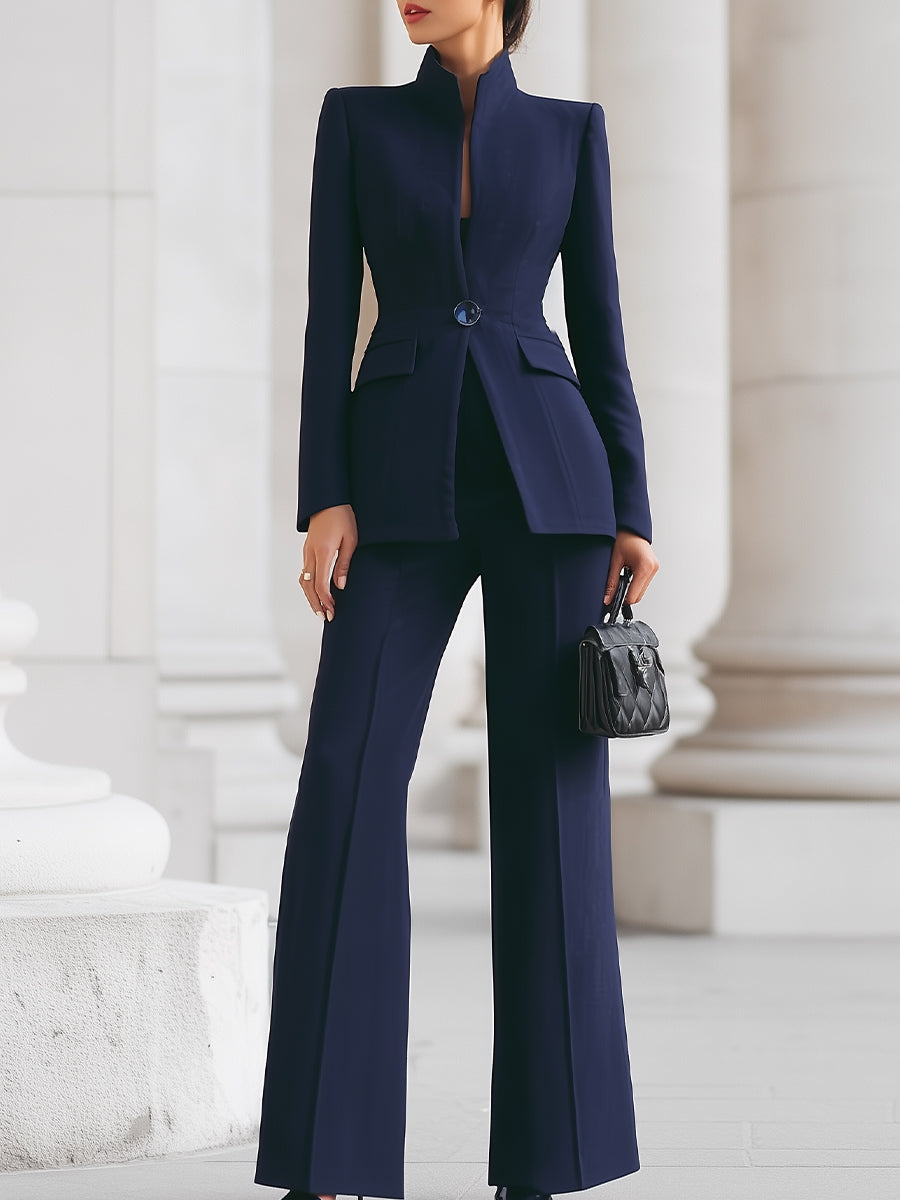 Women's Blazer & Trousers Suit Set