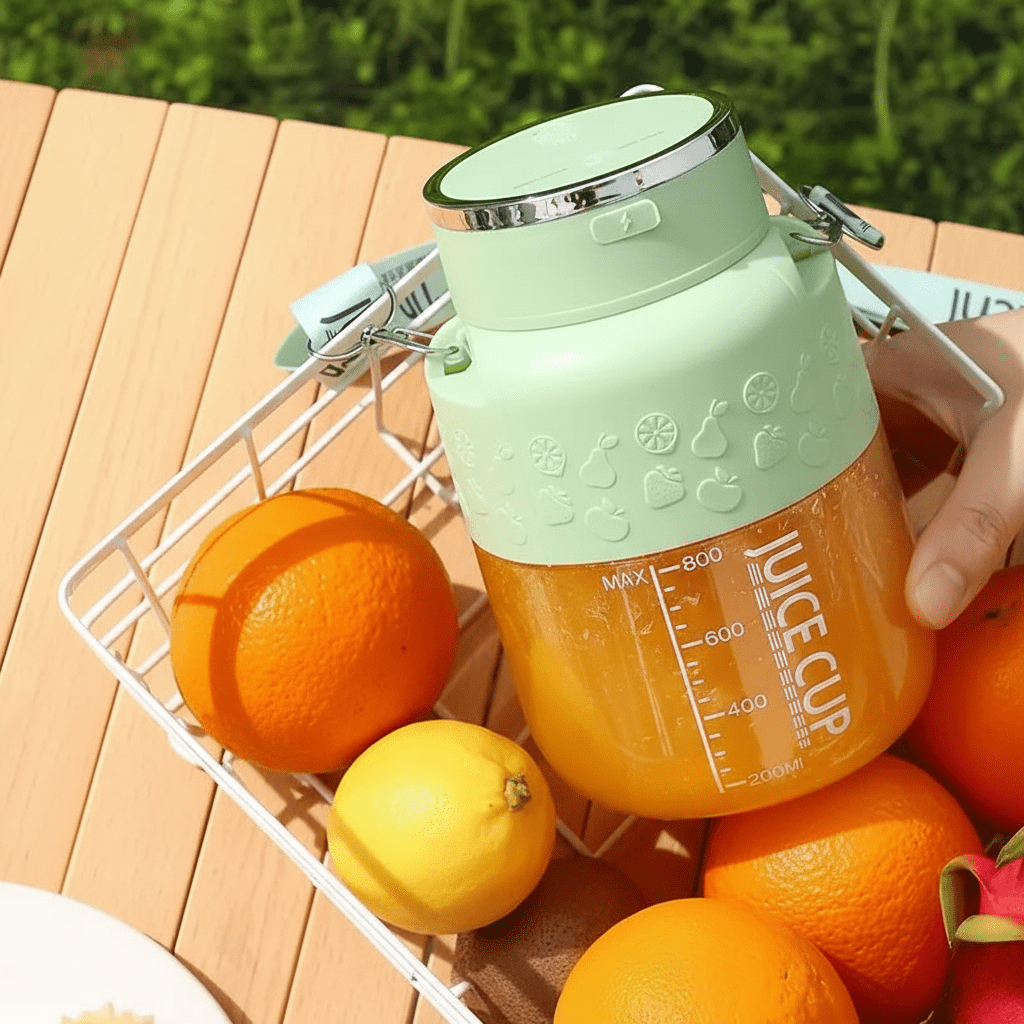 MIXLUX – Compact Smoothie Blender with Powerful 10-Blade System