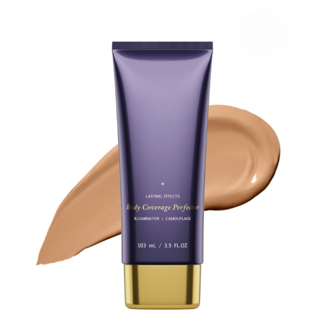 Body Coverage Perfector & Buffer Brush Set for Skin Tone & Scars