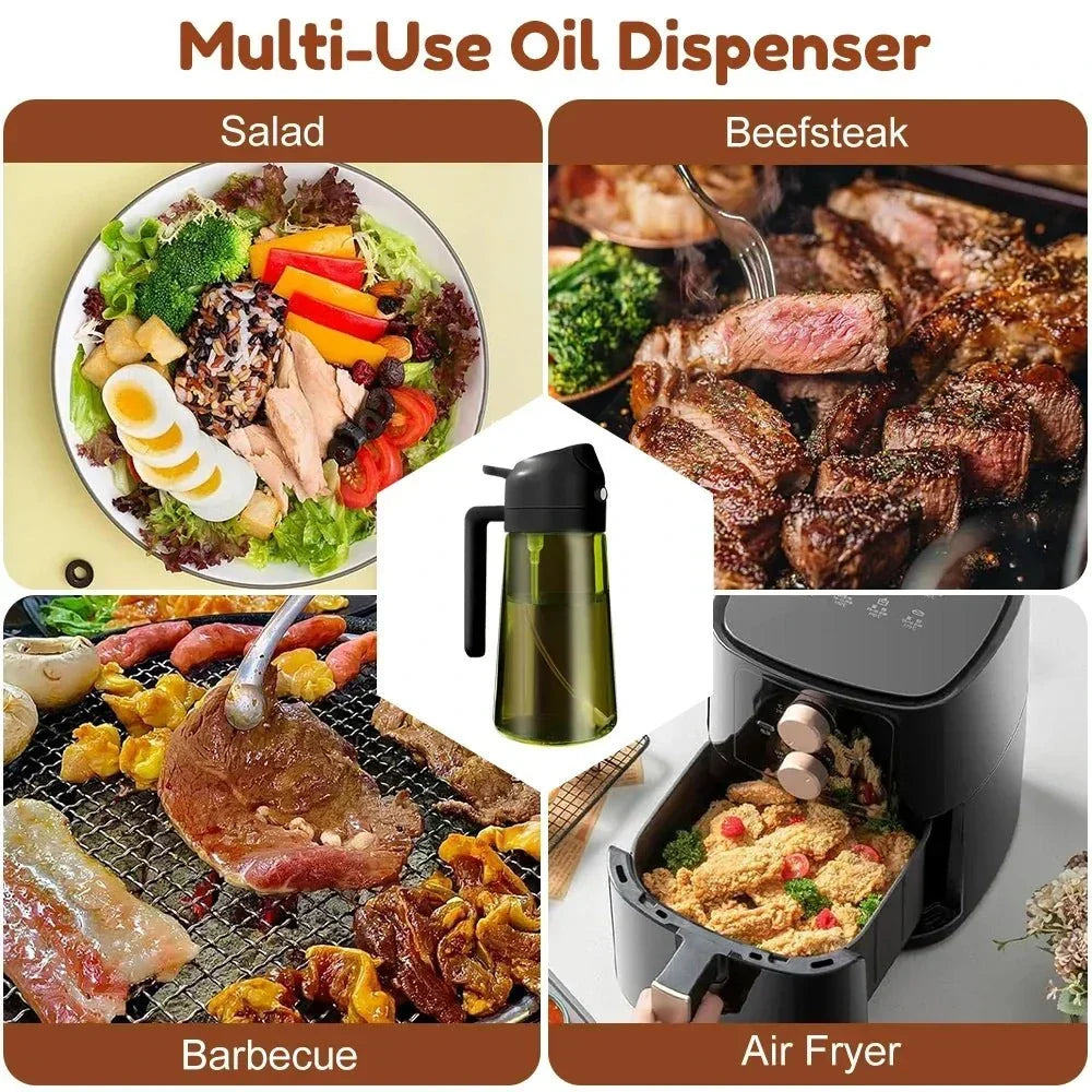 NUTRIMIST – Healthy Cooking Oil Sprayer with Dark Glass Design