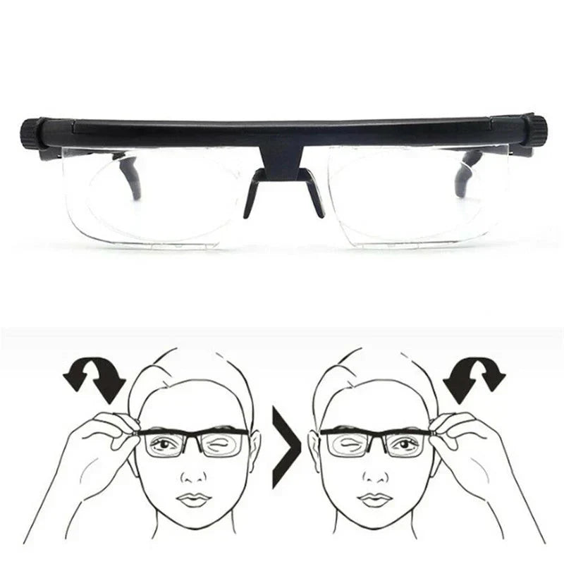 Optiflex Vision – Adjustable Focus Reading Glasses for Clear Vision