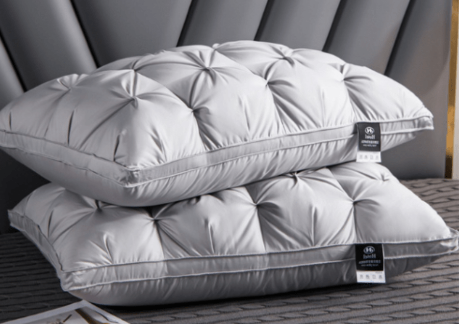 PREMIUM GOOSE DOWN PILLOW – Luxurious Softness & Support for Restful Sleep