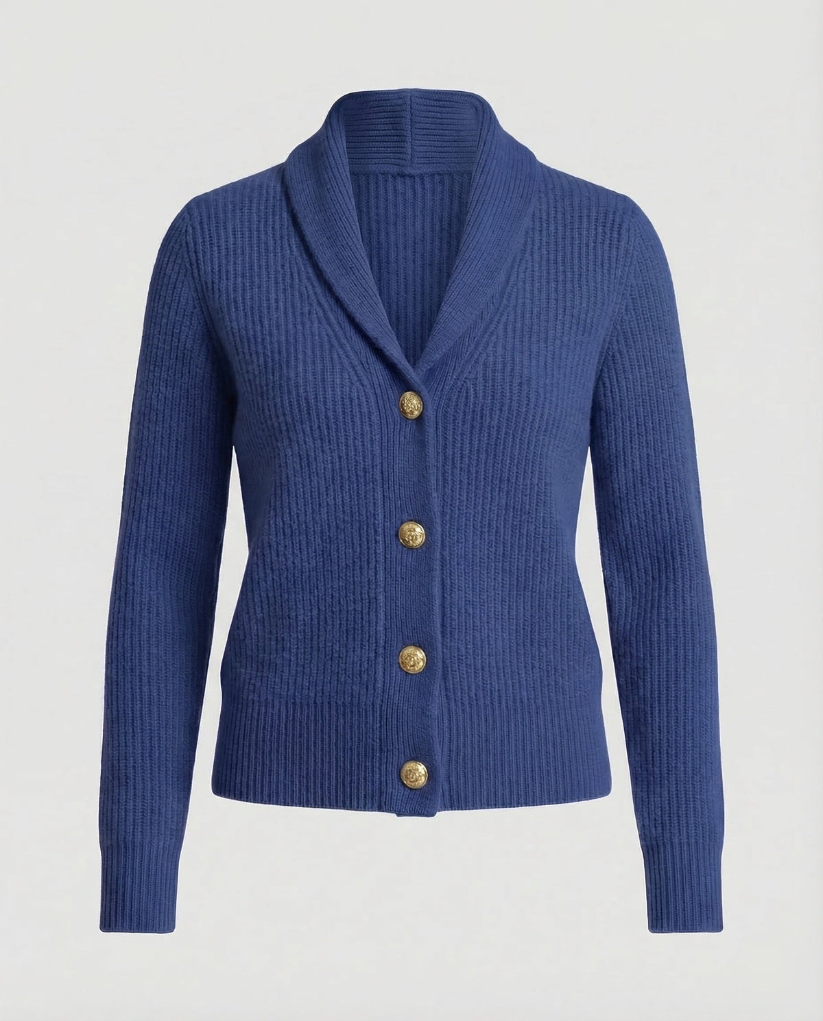 Women's Lapel Collar Knit Cardigan