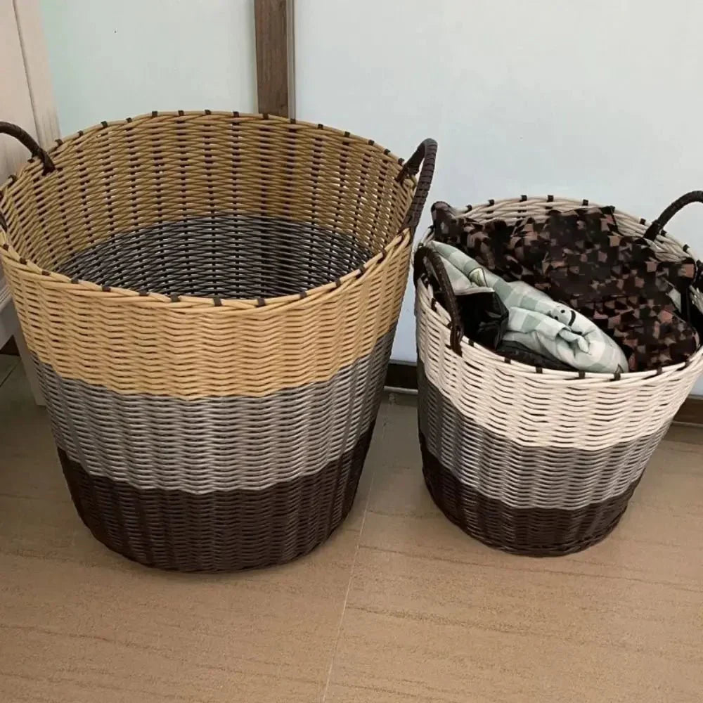 BASKELY – Foldable Rattan-Style Storage for Tidy Homes