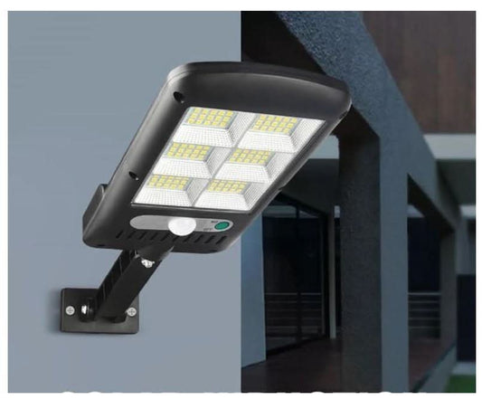 SolarBright Motion Sensor Garden Lamp – Wireless IP65 Outdoor LED Light with Remote Control & 6000K Cool White Illumination