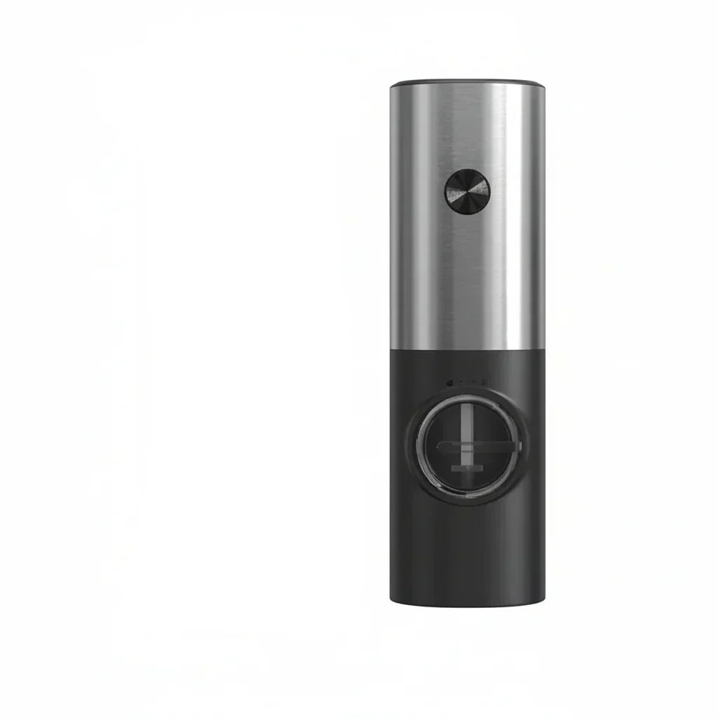 SPICETUNE – Electric Salt and Pepper Grinder Set with LED Light and Adjustable Thickness