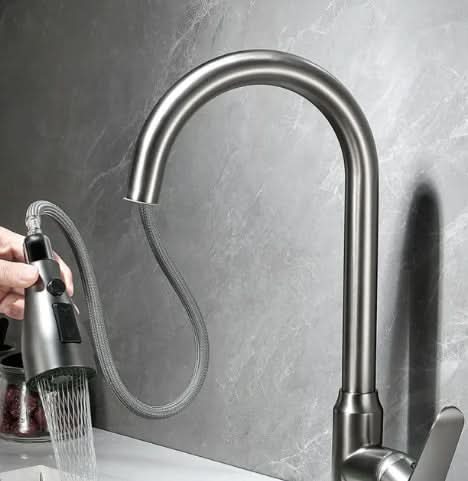 SWIFTFLOW – Modern Pull-Out Kitchen Faucet with Touch Sensor
