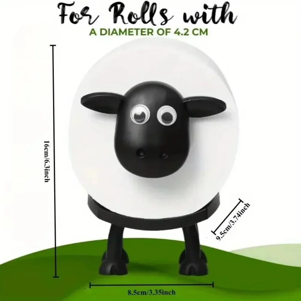 WOOLORA – ADORABLE SHEEP TOILET PAPER HOLDER FOR PLAYFUL BATHROOMS